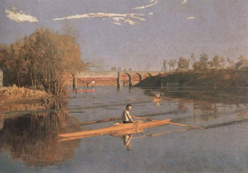 Thomas Eakins max schmitt in a single scull china oil painting image
